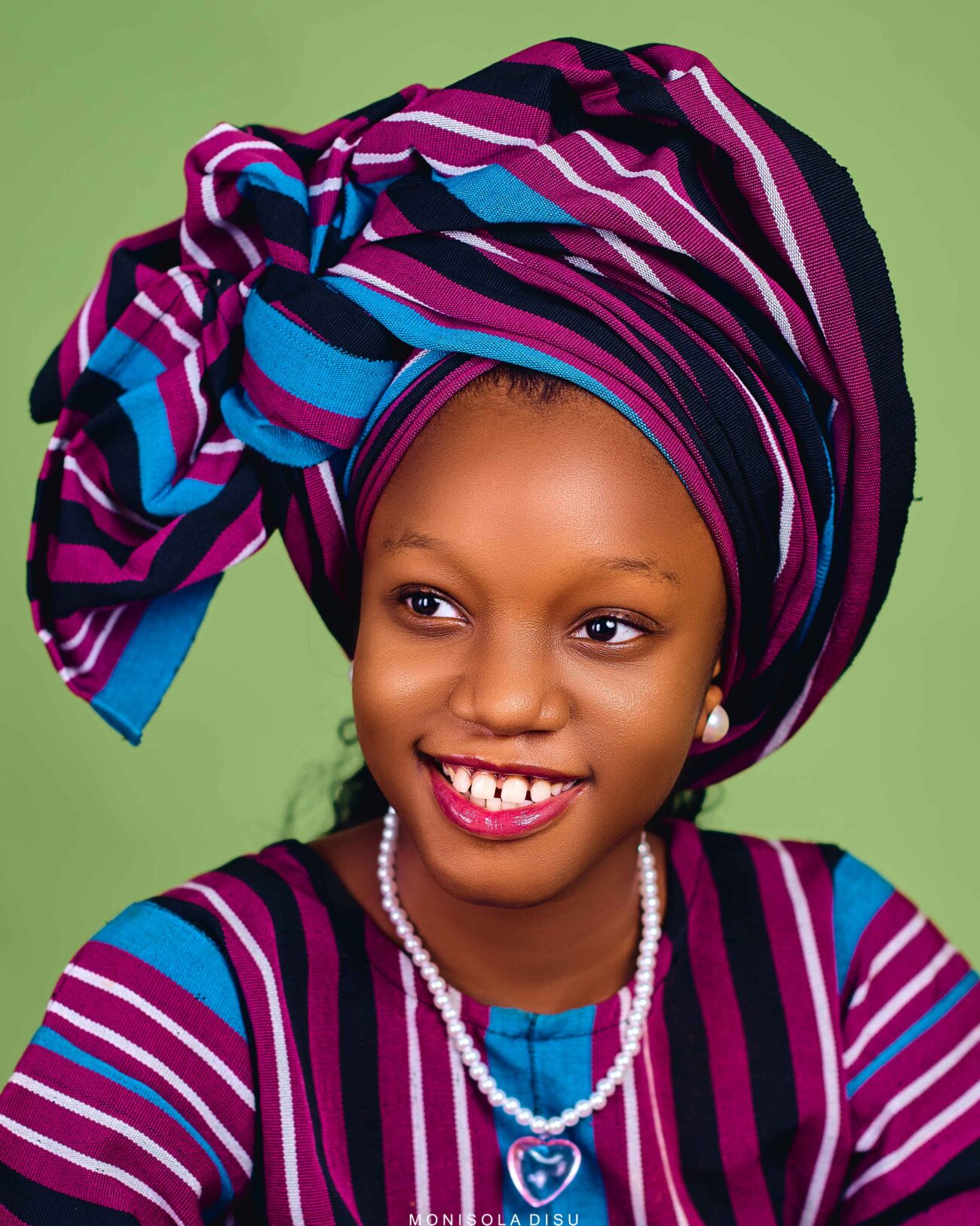 Kids Aso Oke Iro and Buba Set